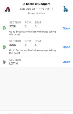 Dodger Tickets