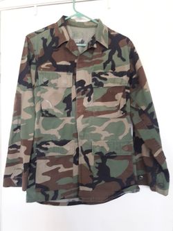 Authentic woodland camo suit