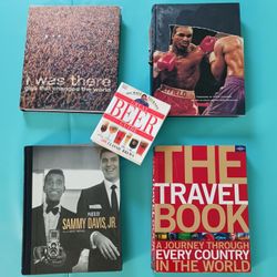 Unique Coffee Table Books - Travel, Photos, Music, Boxing