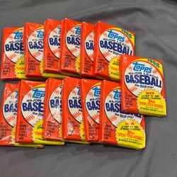 1988 TOPPS Baseball  Cards Major League Sealed (13) Packs of 15 Cards Each  Brand New