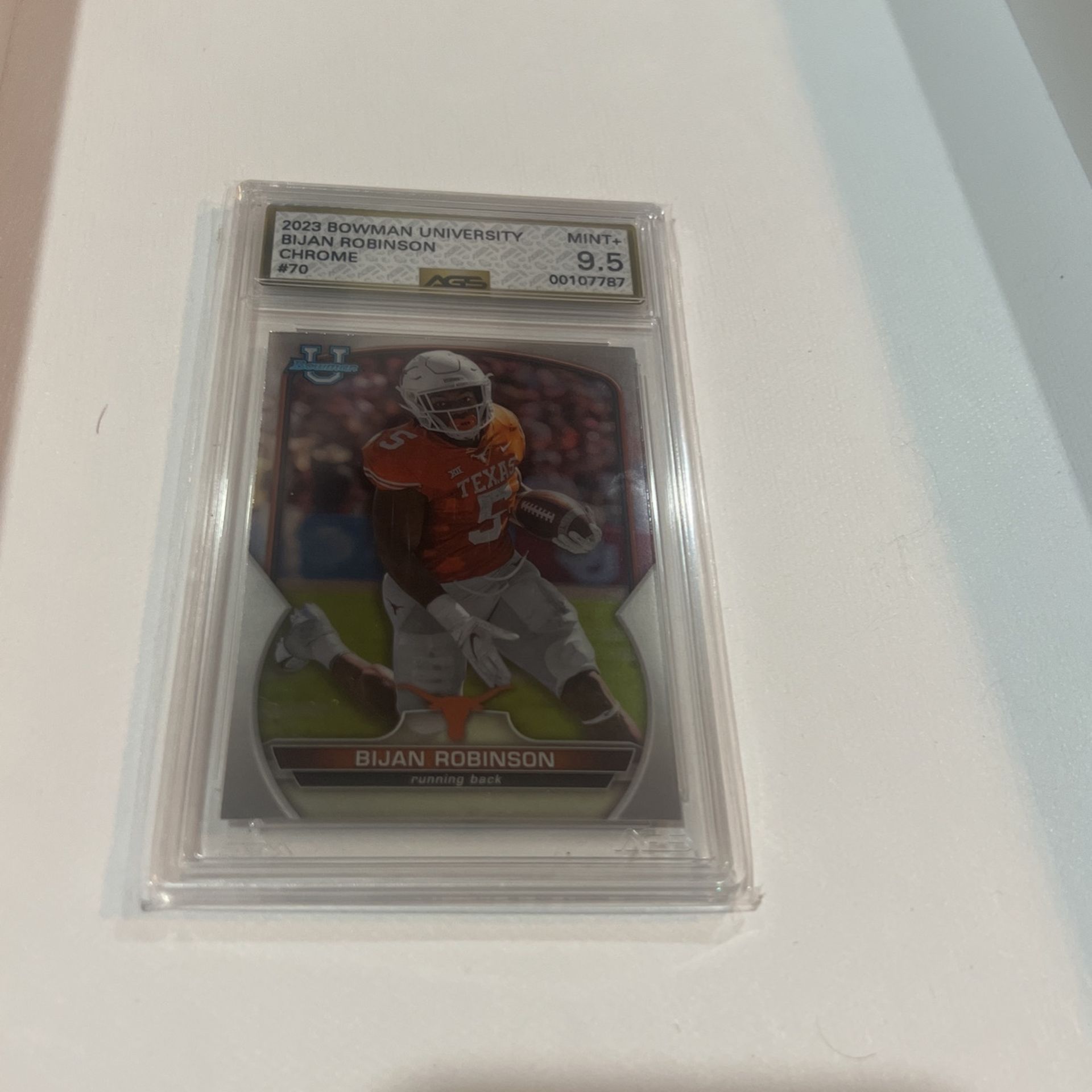 Bijan Robinson Topps Chrome 9.5