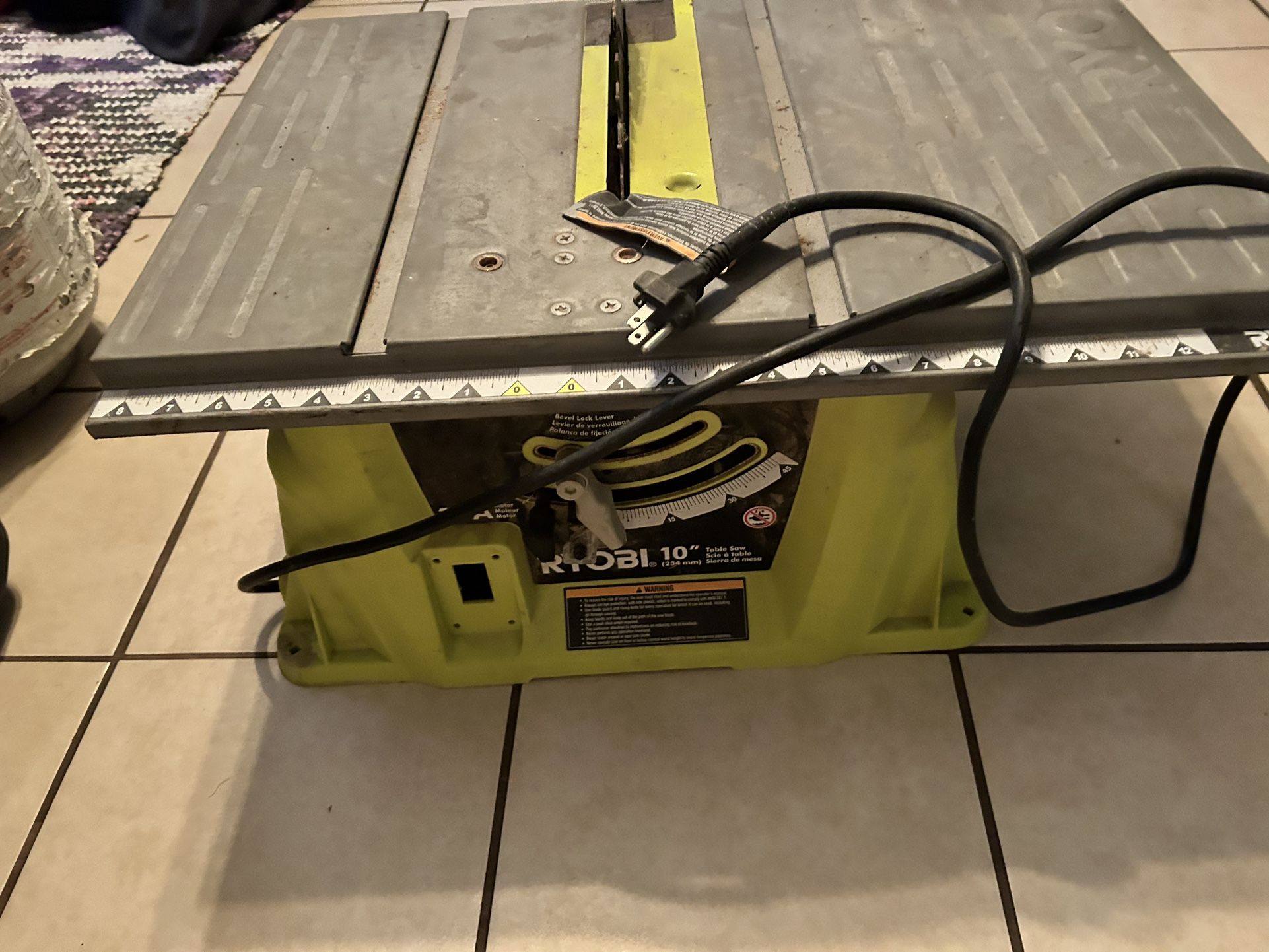 Ryobi Table Saw