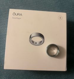 Oura Ring 4 Size 8 Silver
