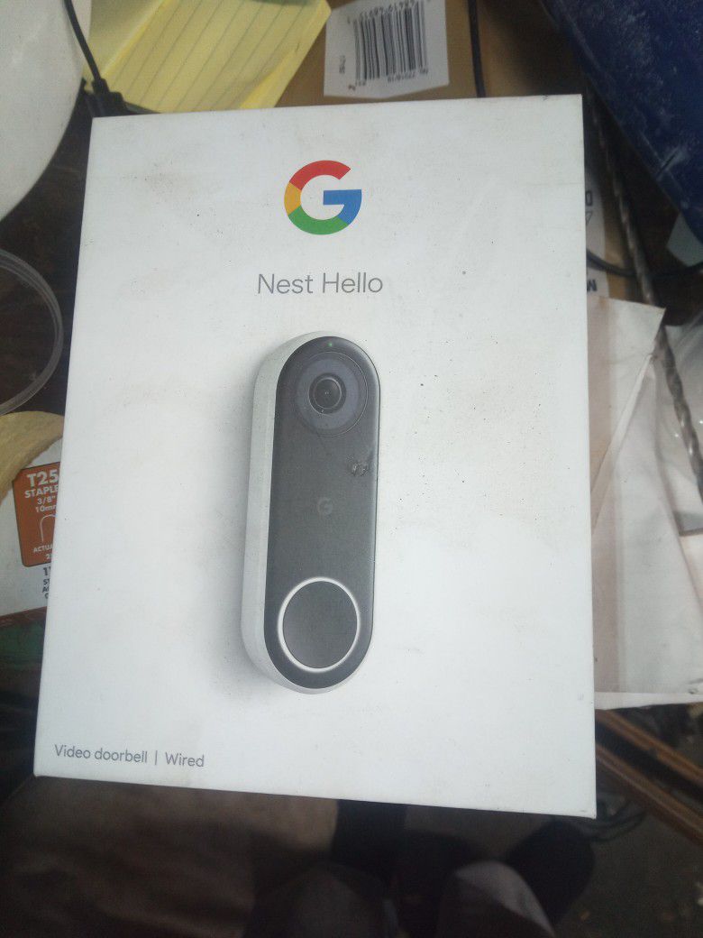 Brand New Google Nest Smart Wifi Hello Doorbell