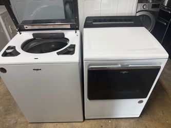 🌠⛩️whirlpool washer and dryer electric nice set⛩️🌠