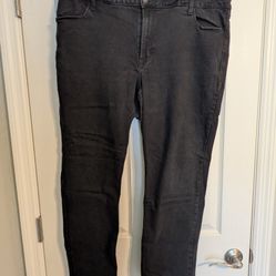 Old Navy High Rise WOW Straight Black Jeans