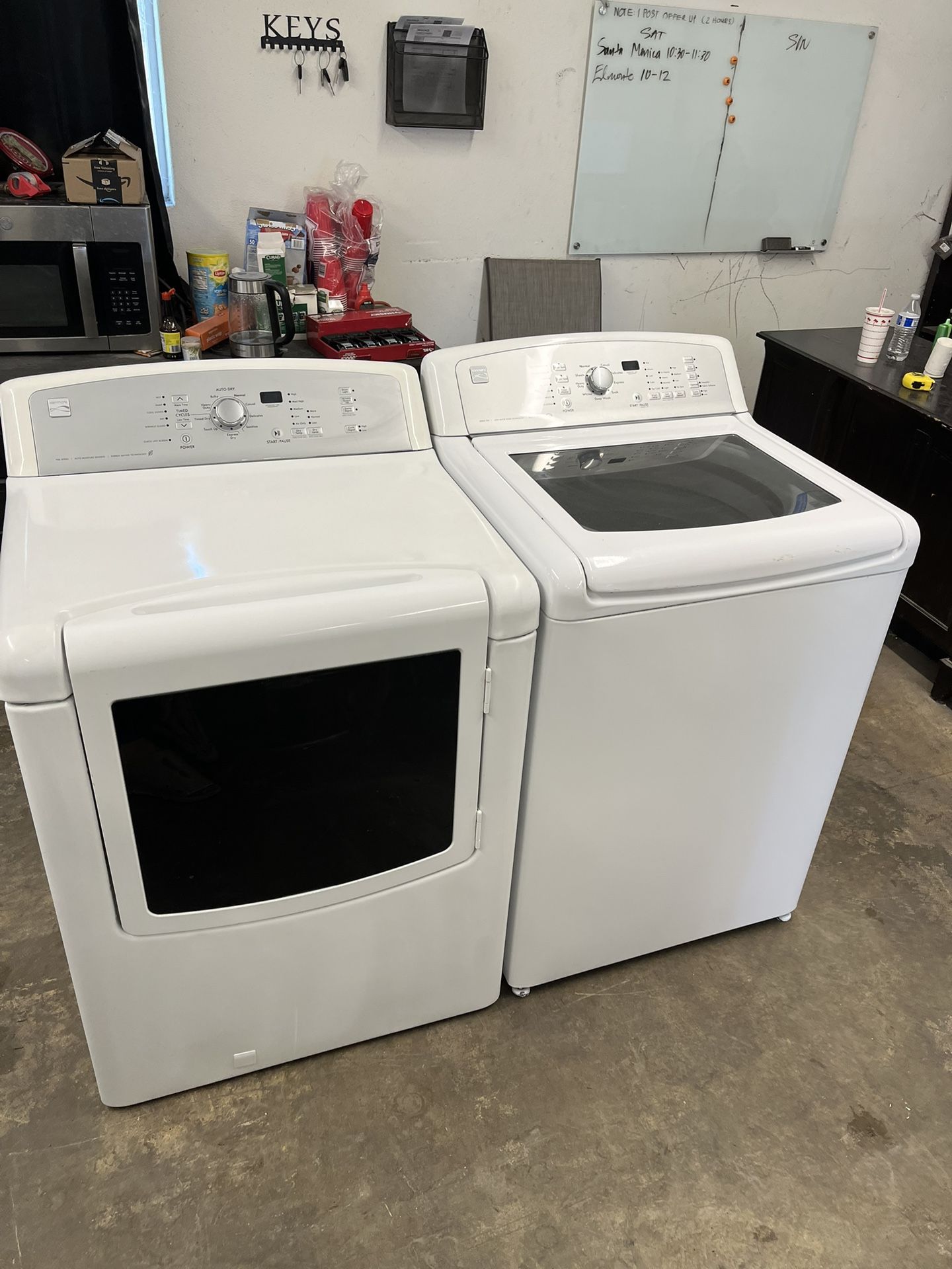 Xl Kenmore Size Used Washer And Dryer (Working) And Heavy Duty Job