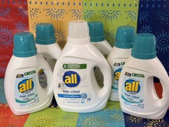 Bundle: All Free 💧Clear.  “Fabric Softener & Liquid Detergent”