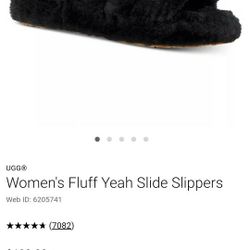 Women's Fluff Yeah Slide Slippers Size 9