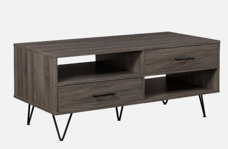 ✨ BRAND NEW 42" Coffee Table w/ Drawers + Hairpin Legs – Modern & Chic
