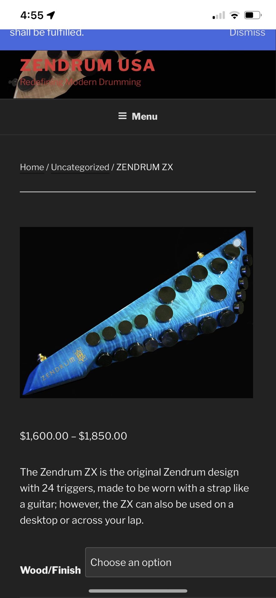 Zendrum Percussion Controller