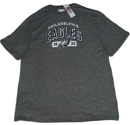 Philadelphia Eagles Gray T Shirt Mens XL New Est 1933