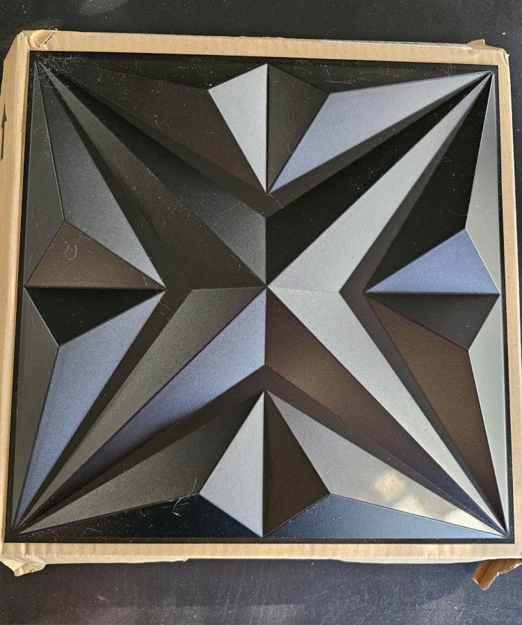 NEW 3D Wall Panels - Black