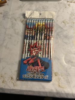 Vintage Yugioh Pencils Sealed 