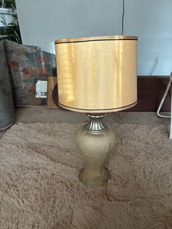 Table Lamp with Drum Shade