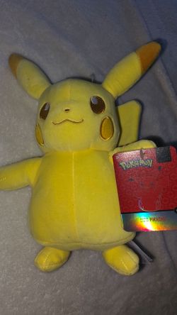 Shiny pikachu plushie