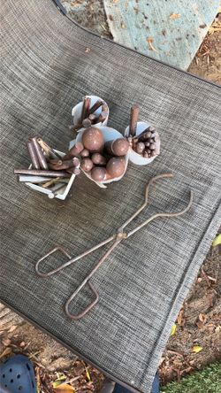 Steel Jewelry Dapping / Doming Punch Set & Crucible Casting Tongs