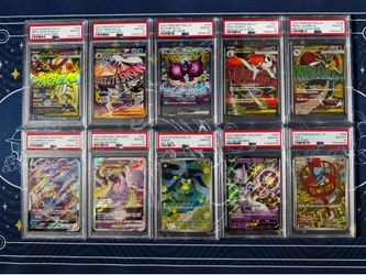 Pokemon PSA slabs