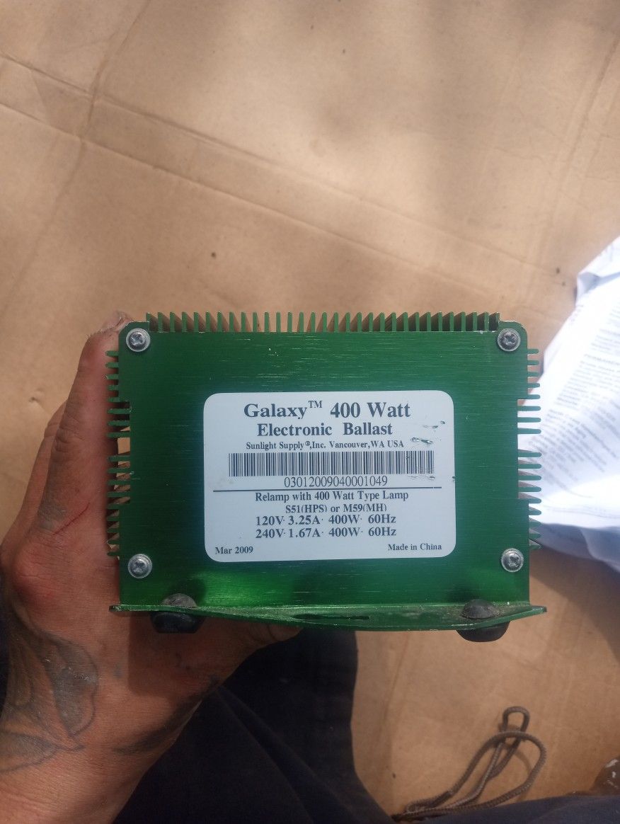 400 Watt Ballast
