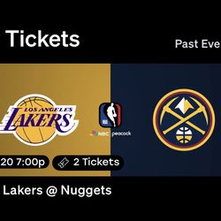 Lakers/Nuggets @ COSM LA In The Dome