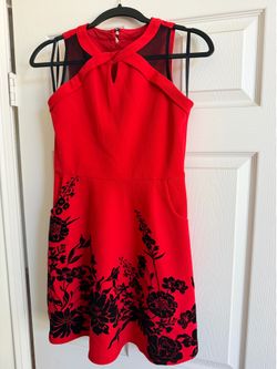 Holiday red dress