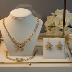 Butterfly Gold Plated/ Mariposa 🦋 Oro Laminado High Quality/Alta Calidad 