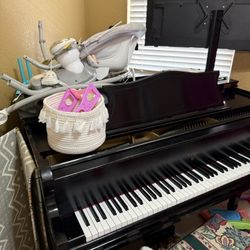 Antique Baby Grand Piano