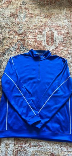 Nike Golf Therma-FIT 1/4 Zip Pullover Blue XL