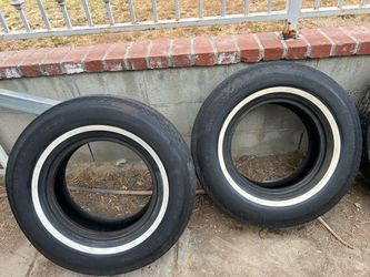 Old School L78 Firestone tires for 15 inch wheels