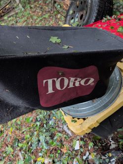 Toro lawnmower bag