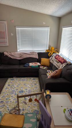 Large Grey Couch / Sectional