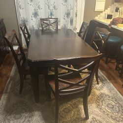 Six Person Dining Room Table