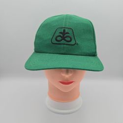 Vintage Pioneer Seed Made In USA Green SnapbackAdjustableHat