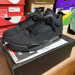 NIKE AIR JORDAN 4 BLACK CAT Sz 7Y 7 8 10 10.5 & 11.5 DS