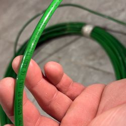 Number 6 Wire Green