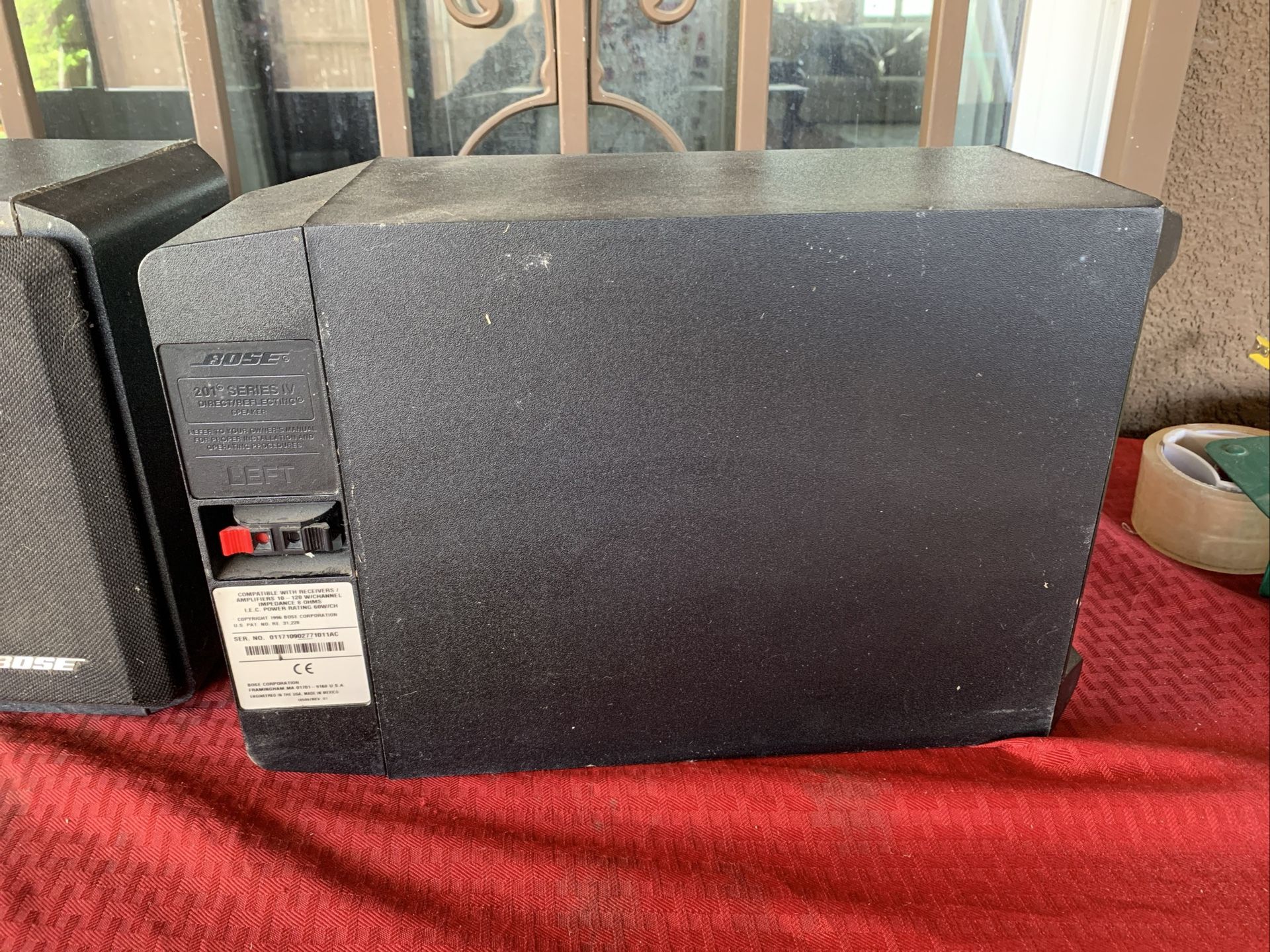 Bose 201 Series IV Speakers Home Audio Bookshelf Main Left Right