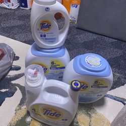 Large Tide, Free And Clear Laundry Bundle