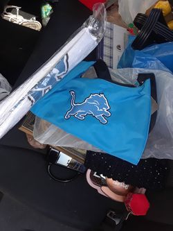 lions purse flag glass