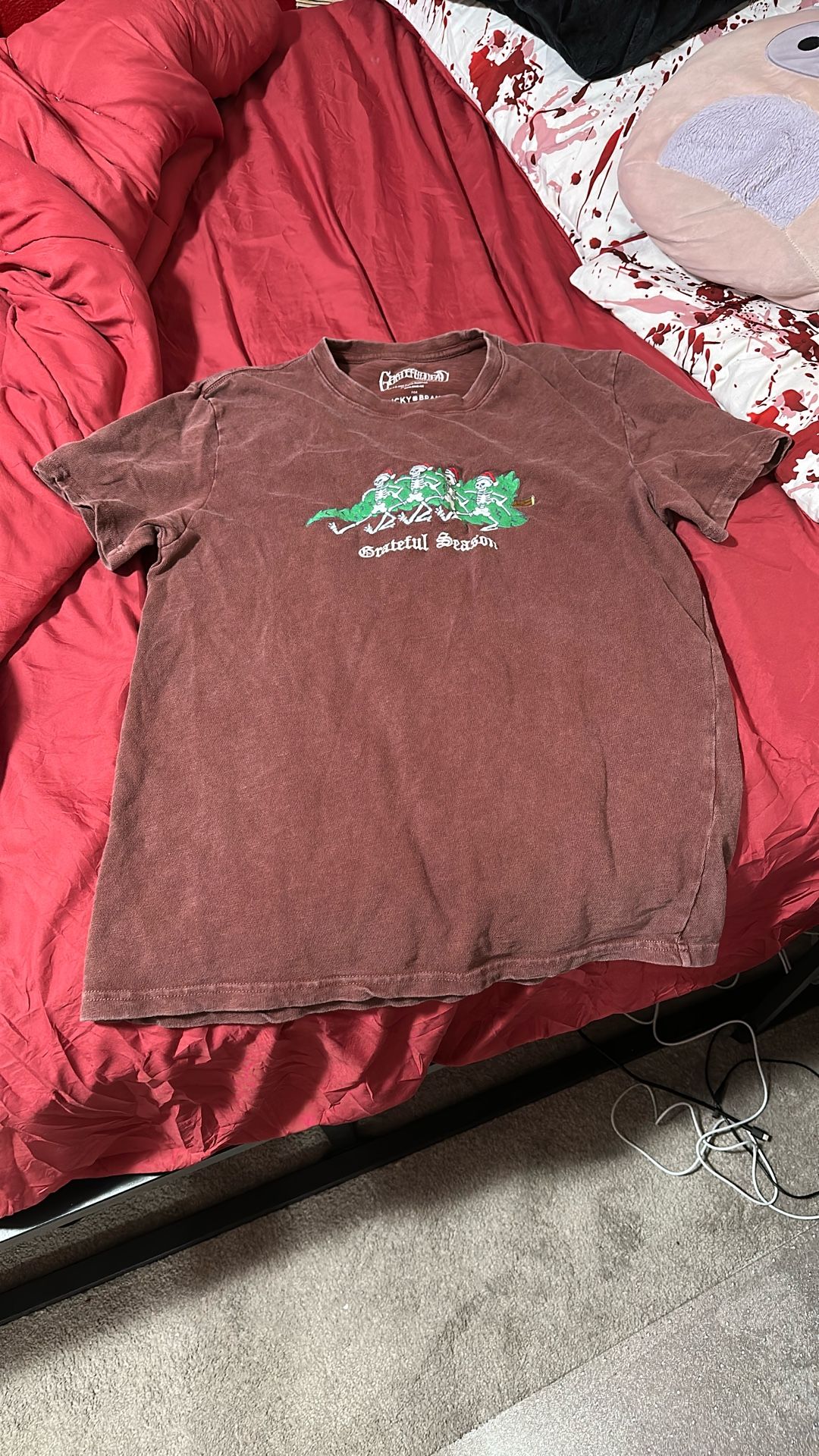 grateful dead christmas shirt lucky brand