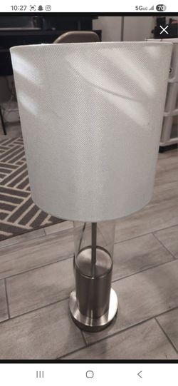 Modern Table Lamp with Drum Shade
