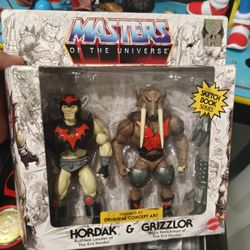 Masters of the Universe Origins Sketchbook Series Hordak & Grizzlor