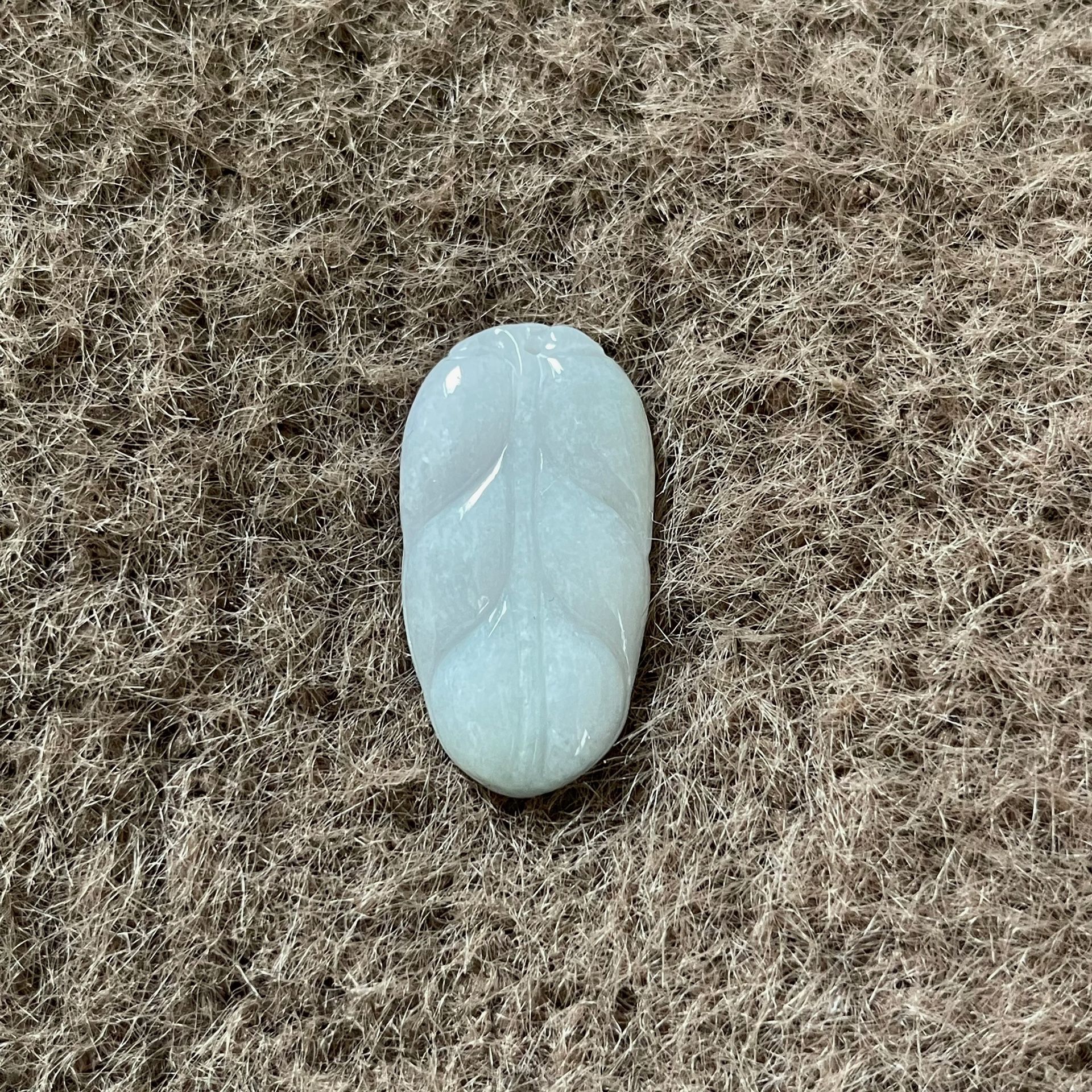 Grade A Burmese Jade Jadeite Leaf Shape Pendant Charm Accessory Gemstone Jewelry