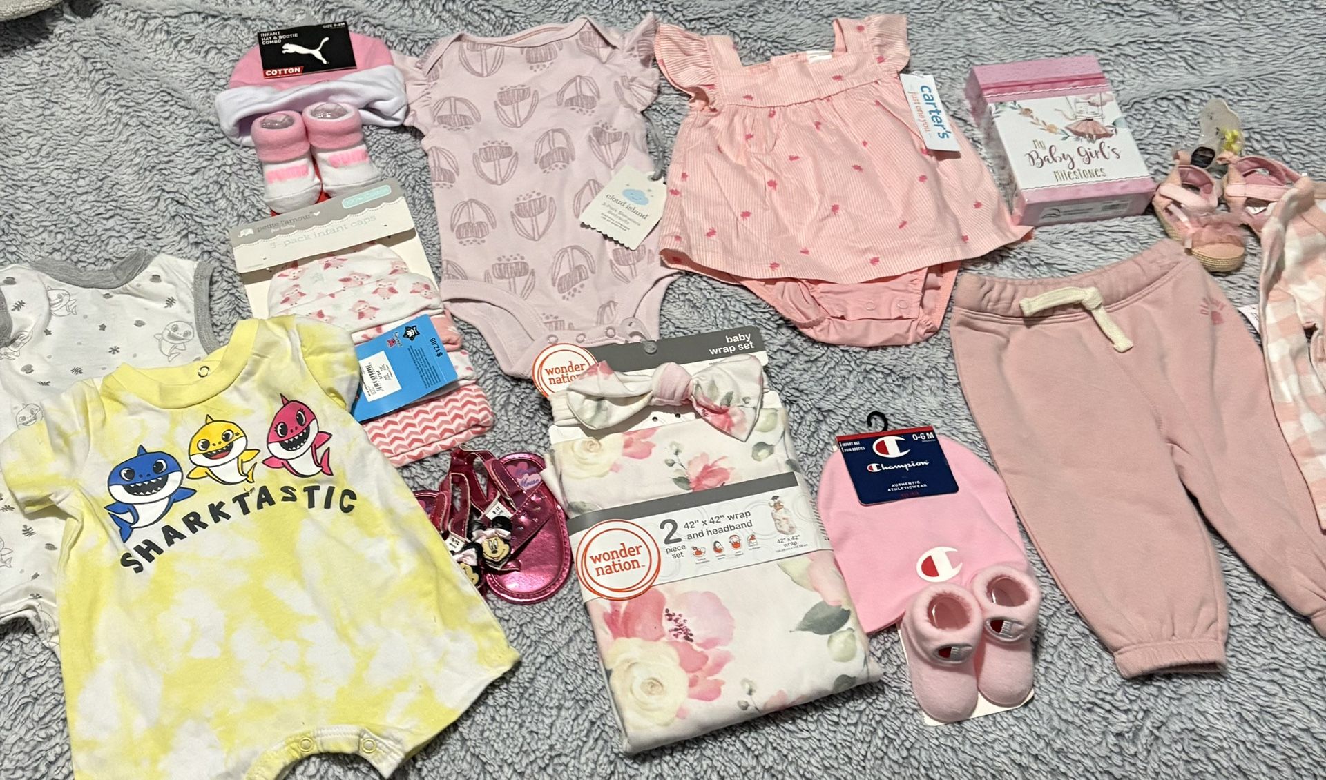 Baby Girl Clothes And Essentials From Newborn To 6 Months New