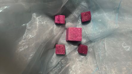 Ruby honeycomb crystal