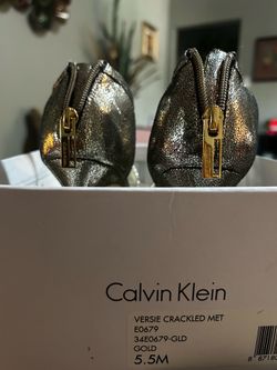 High heel leather Calvin Klein sandal