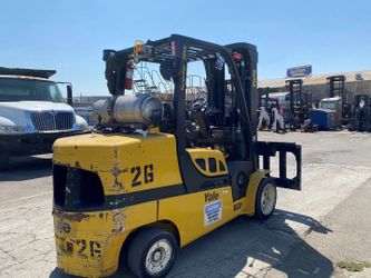 2018 Yale GLC0120VX 84/185 three stage mast, s/s, 12000 capacity, cushion tires, mono, LPG, good appearance, running
