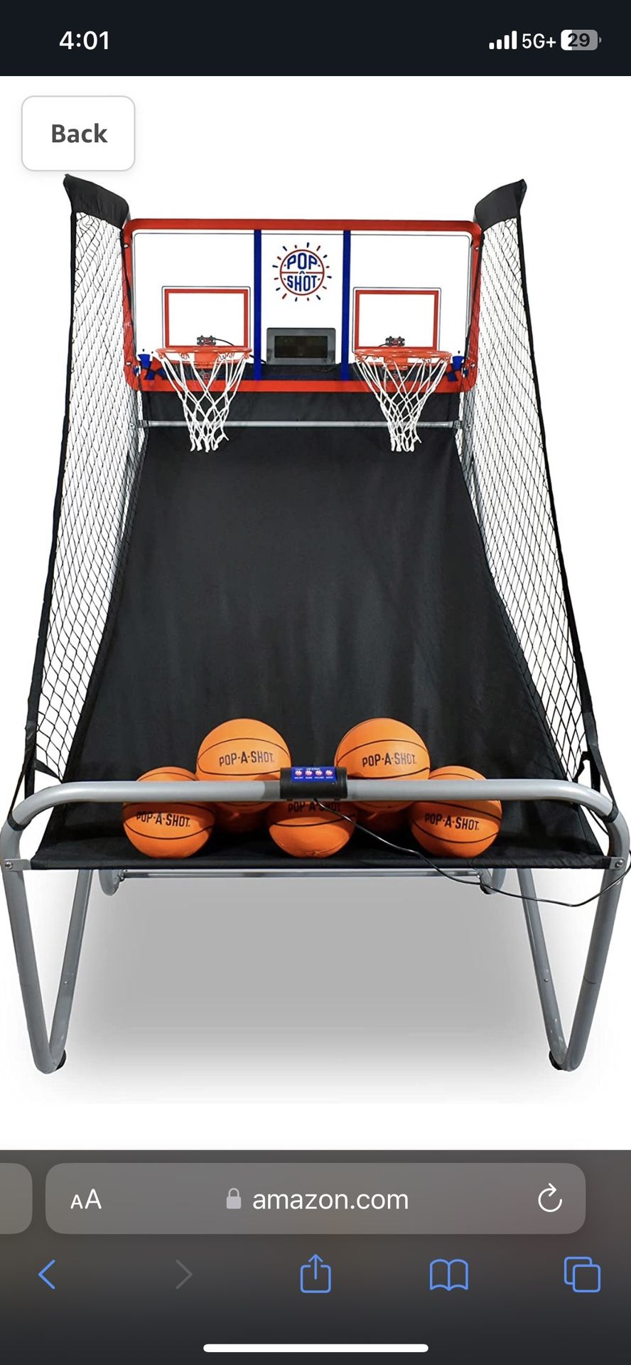 3 Goal Basketball Hoop Foldable 