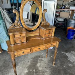 Antique Mirror Vanity 