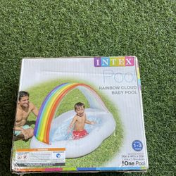 intex rainbow cloud baby pool