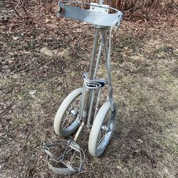 vintage Ajay Roll King golf pull cart